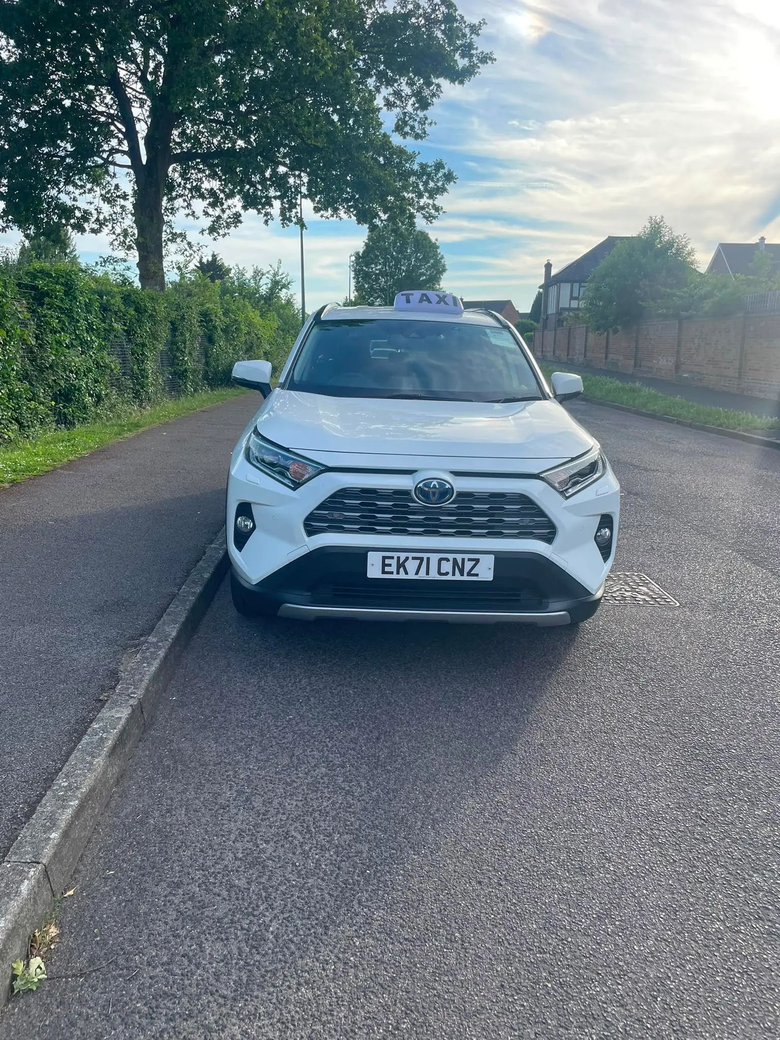 Toyota RAV4 interior — spacious passenger cabin for comfortable airport transfers from Larkfield, Kent